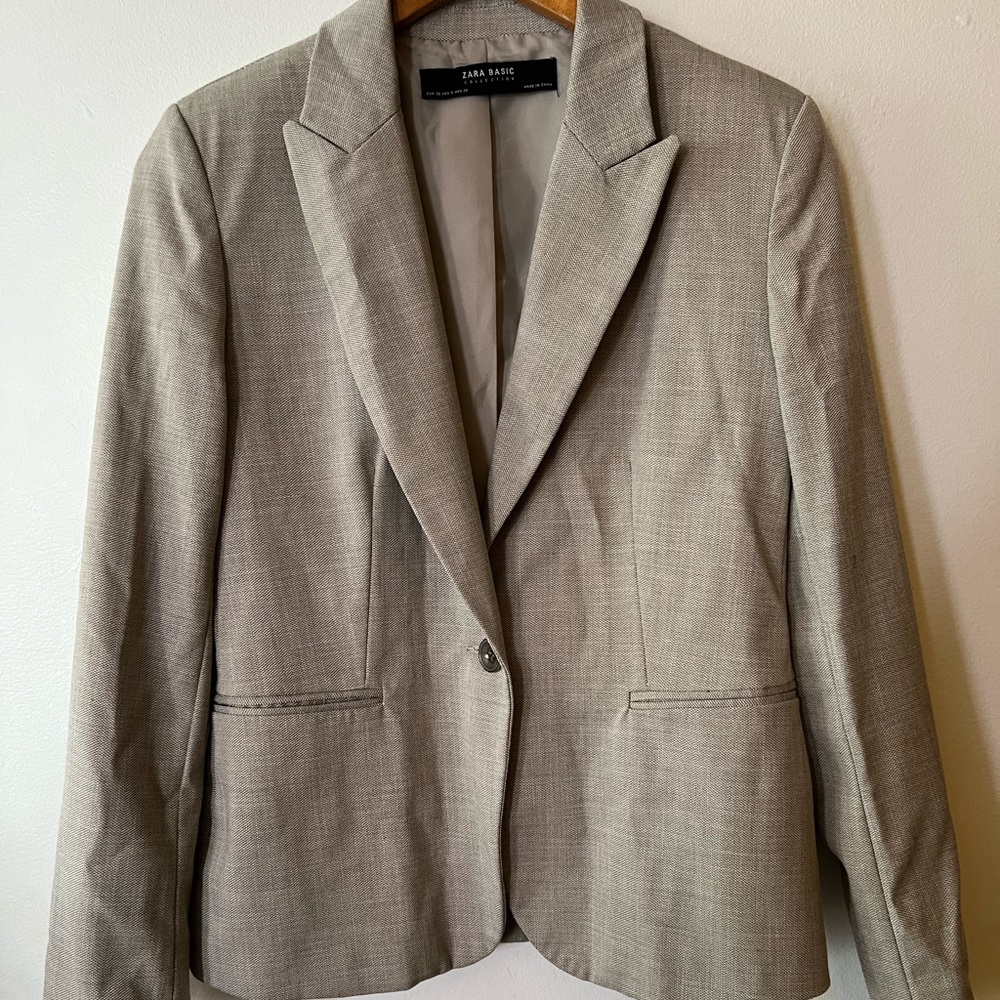 Zara Neutral Suit Set